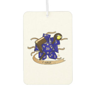 Wizard Dice Design Car Air Freshener