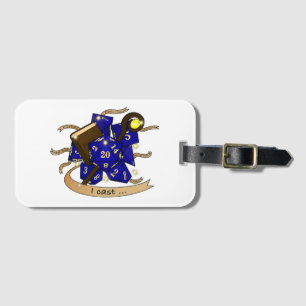 Wizard Dice Design Luggage Tag