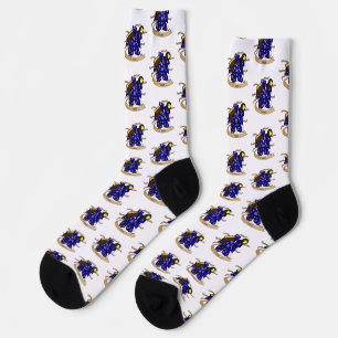 Wizard Dice Design Socks