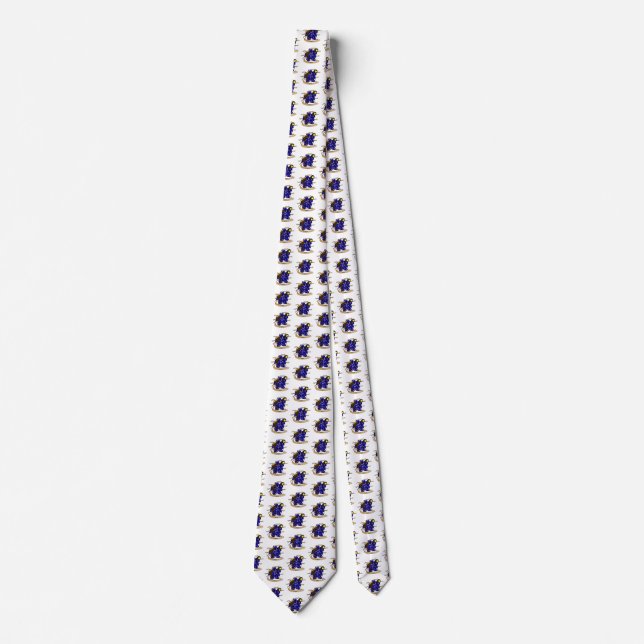 Wizard Dice Design Tie (Front)