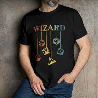 Wizard Dungeon Fantasy Role playing T-Shirt