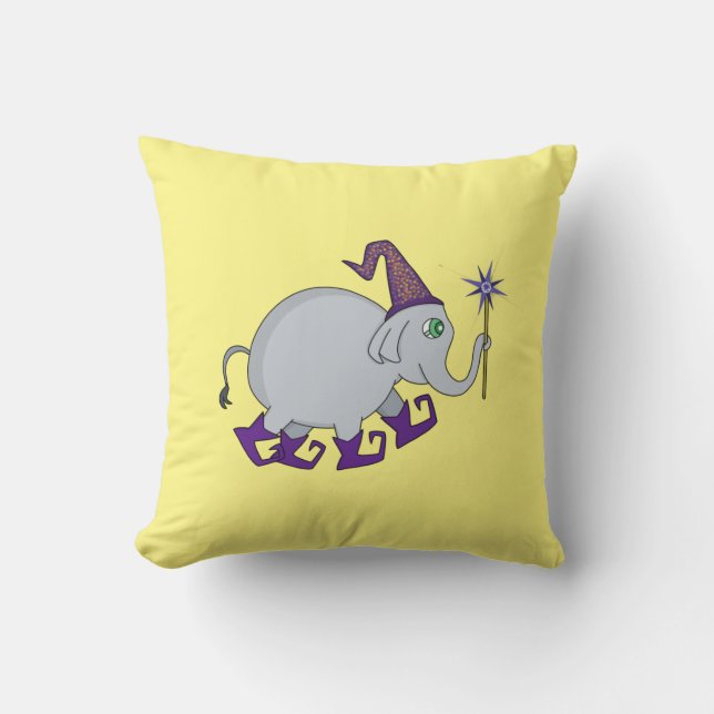 Wizard Elephant Cushion (Front)