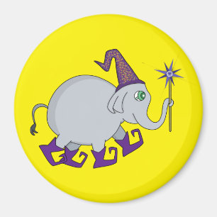 Wizard Elephant Magnet