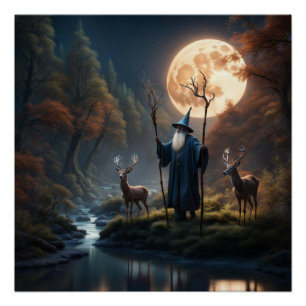 Wizard Forest Poster