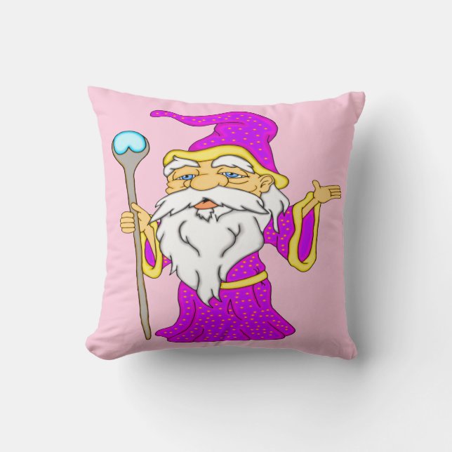 Wizard Gnome Cushion (Front)