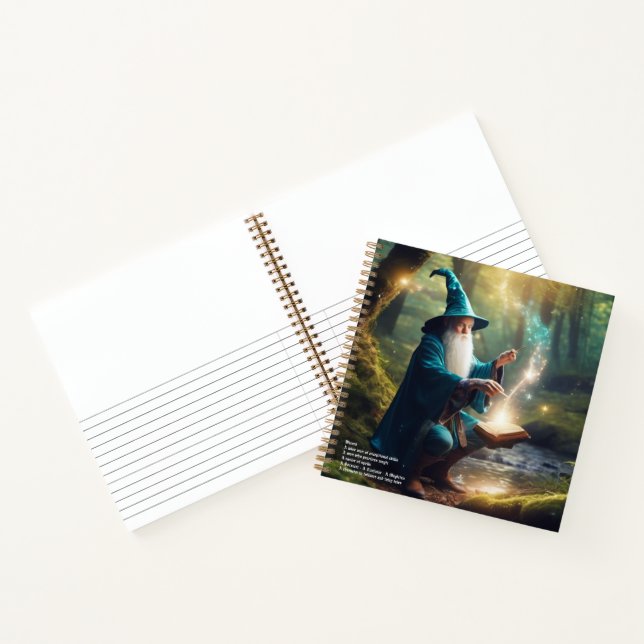 Wizard Hardcover Calendar Notebook (Inside)