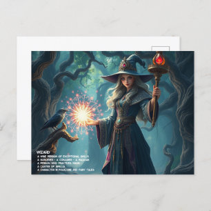Wizard Holiday Postcard