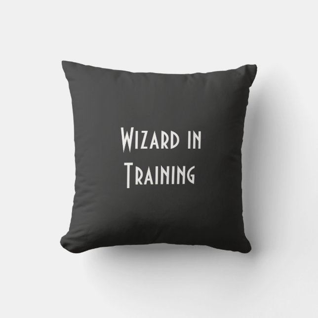 wizard in training CUSHION gift (Front)
