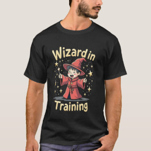 Wizard in Training Magic Witch Apprentice Spell Ca T-Shirt