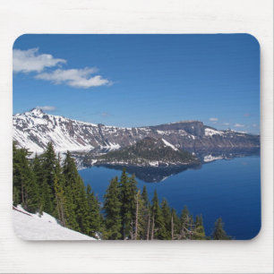 Wizard Island, Crater Lake National Park, Oregon Mouse Mat