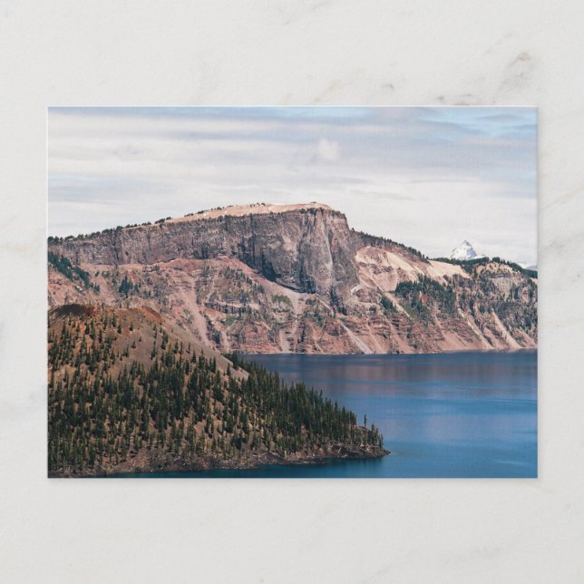 Wizard Island, Llao Rock, Mount Thielsen Postcard (Front)
