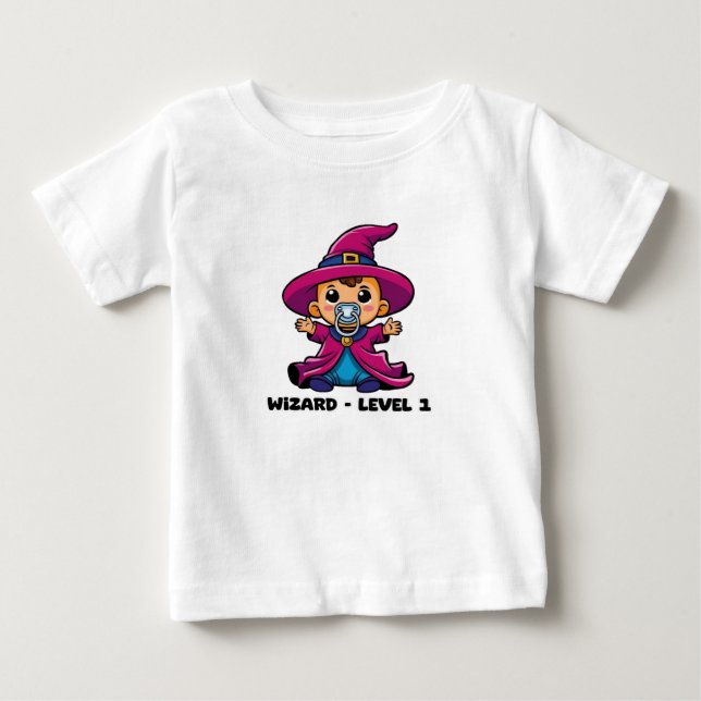 Wizard - Level 1 Baby T-Shirt (Front)