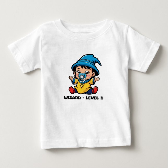 Wizard - Level 1 Baby T-Shirt (Front)