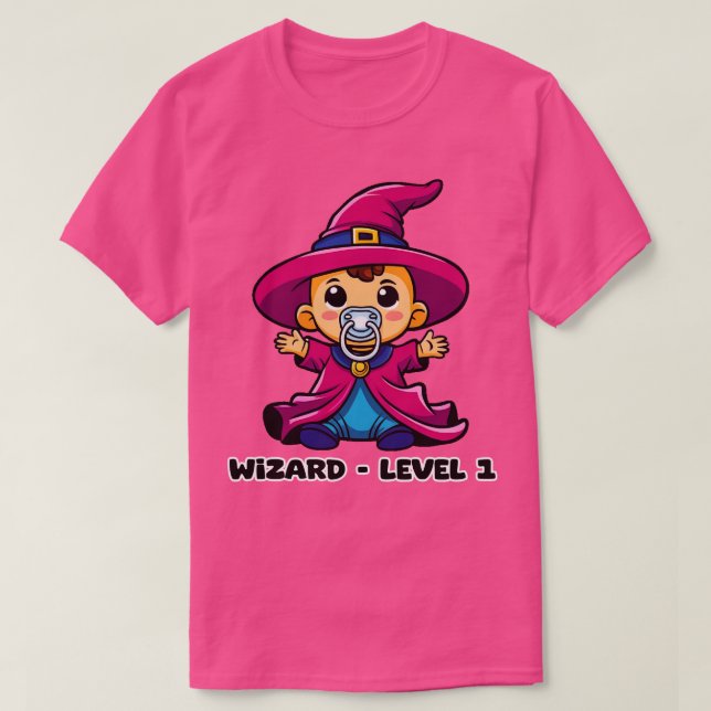 Wizard Level 1 T-Shirt (Design Front)