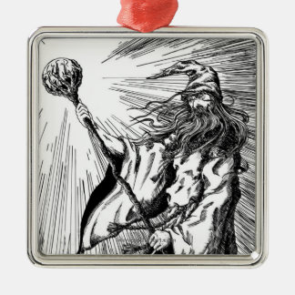 Wizard Metal Tree Decoration