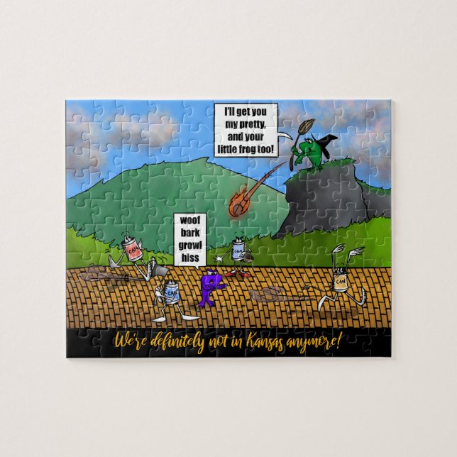 Wizard of Frogs 8"x10" 110 piece puzzle (Horizontal)