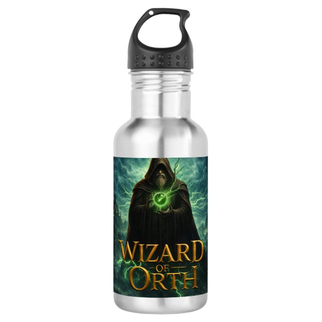Wizard of Orth Logo Water Bottle (Front)