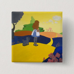 Wizard of Oz 15 Cm Square Badge