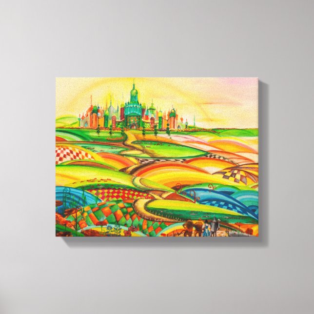 Wizard of Oz Art work Canvas Print (Front)