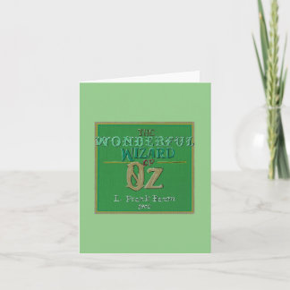 Wizard of Oz Blank Card