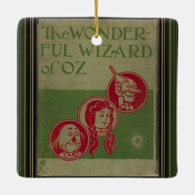 Wizard of Oz Ceramic Ornament (Back)