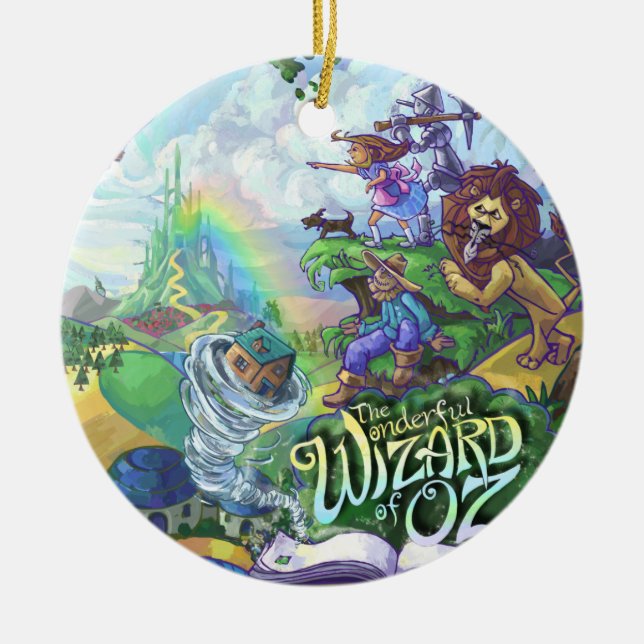 Wizard of Oz Ceramic Tree Decoration (Front)