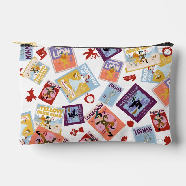 Wizard of Oz™ Character Print Toss Pattern Accessory Pouch (Front)
