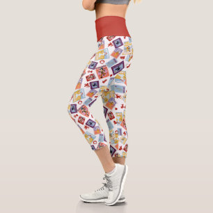 Wizard of Oz™ Character Print Toss Pattern Capri Leggings