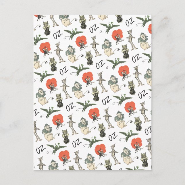 Wizard of Oz Characters Postcard (Front)