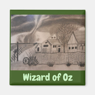 WIZARD OF OZ CYCLONE magnet