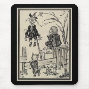 Wizard of Oz Dorothy and the Scarecrow Mouse Mat