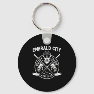 Wizard Of Oz Emerald City Hockey Costume Halloween Key Ring