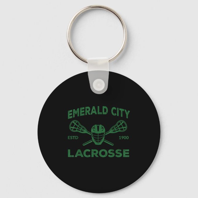 Wizard Of Oz Emerald City Lacrosse Costume Hallowe Key Ring (Front)