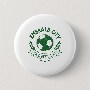 Wizard Of Oz Emerald City Soccer Footbyll Costume 6 Cm Round Badge