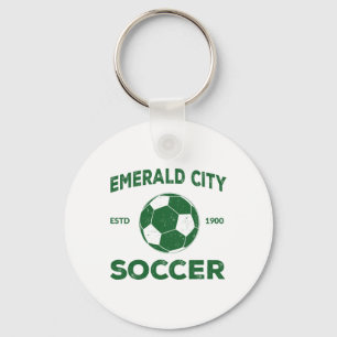Wizard Of Oz Emerald City Soccer Footbyll Costume Key Ring
