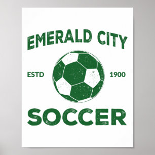 Wizard Of Oz Emerald City Soccer Footbyll Costume Poster