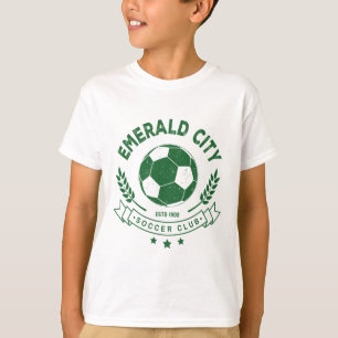 Wizard Of Oz Emerald City Soccer Footbyll Costume T-Shirt