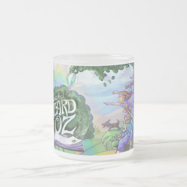 Wizard of Oz Frosted Glass Coffee Mug (Center)