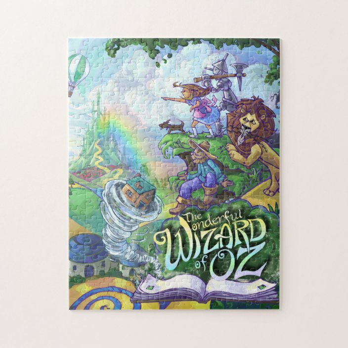 Wizard of Oz Jigsaw Puzzle Zazzle.co.uk