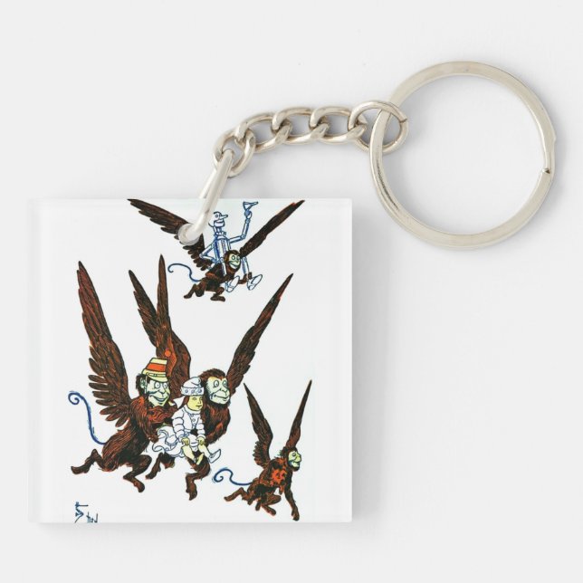 Wizard of Oz Keychain (Back)