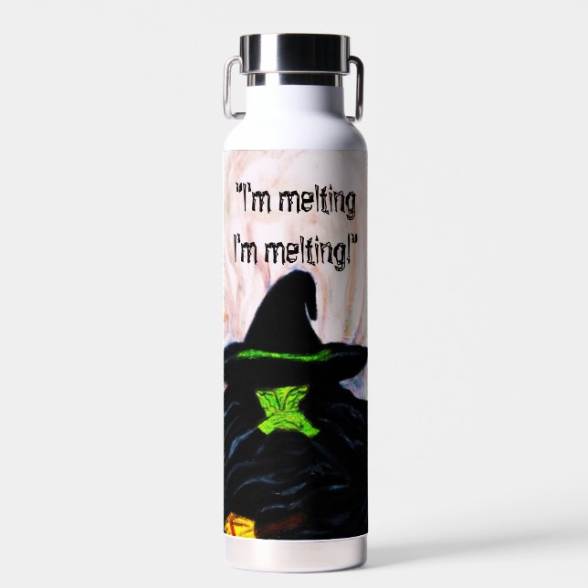 WIZARD OF OZ MELTING WITCH   WATER BOTTLE (Front)