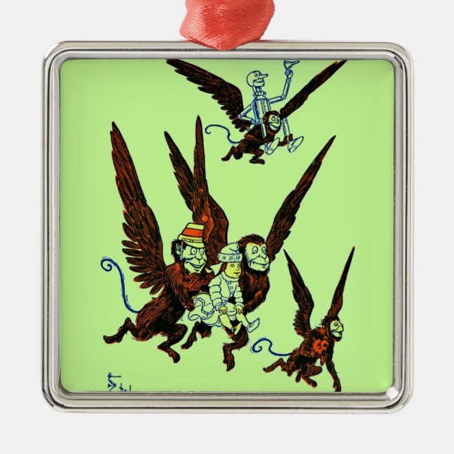 Wizard of Oz Metal Tree Decoration (Front)