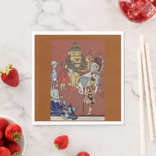 Wizard of Oz Paper Napkin (Insitu)
