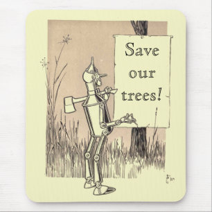 Wizard of Oz Save Our Trees Mouse Mat
