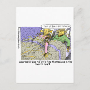 Wizard Of Oz Scarecrow Funny Cartoon Mugs Tees Etc Postcard