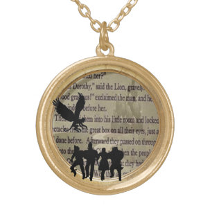 wizard of oz silhouettes necklace