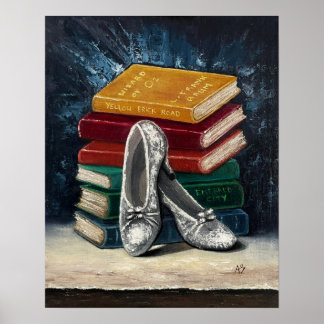 Wizard of Oz Silver Shoes Giclee Print