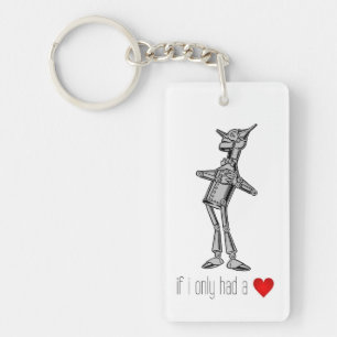 Wizard of Oz Tin Man "If I Only Had a Heart" Key Ring