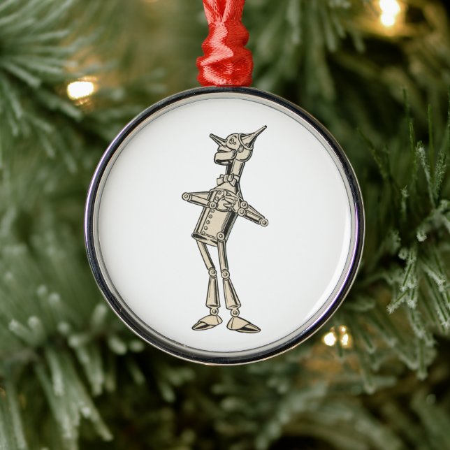 Wizard of Oz Tin Man Metal Tree Decoration (Tree)