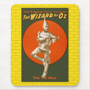Wizard Of Oz Tin Man - Vintage Musical Theatre Mouse Mat